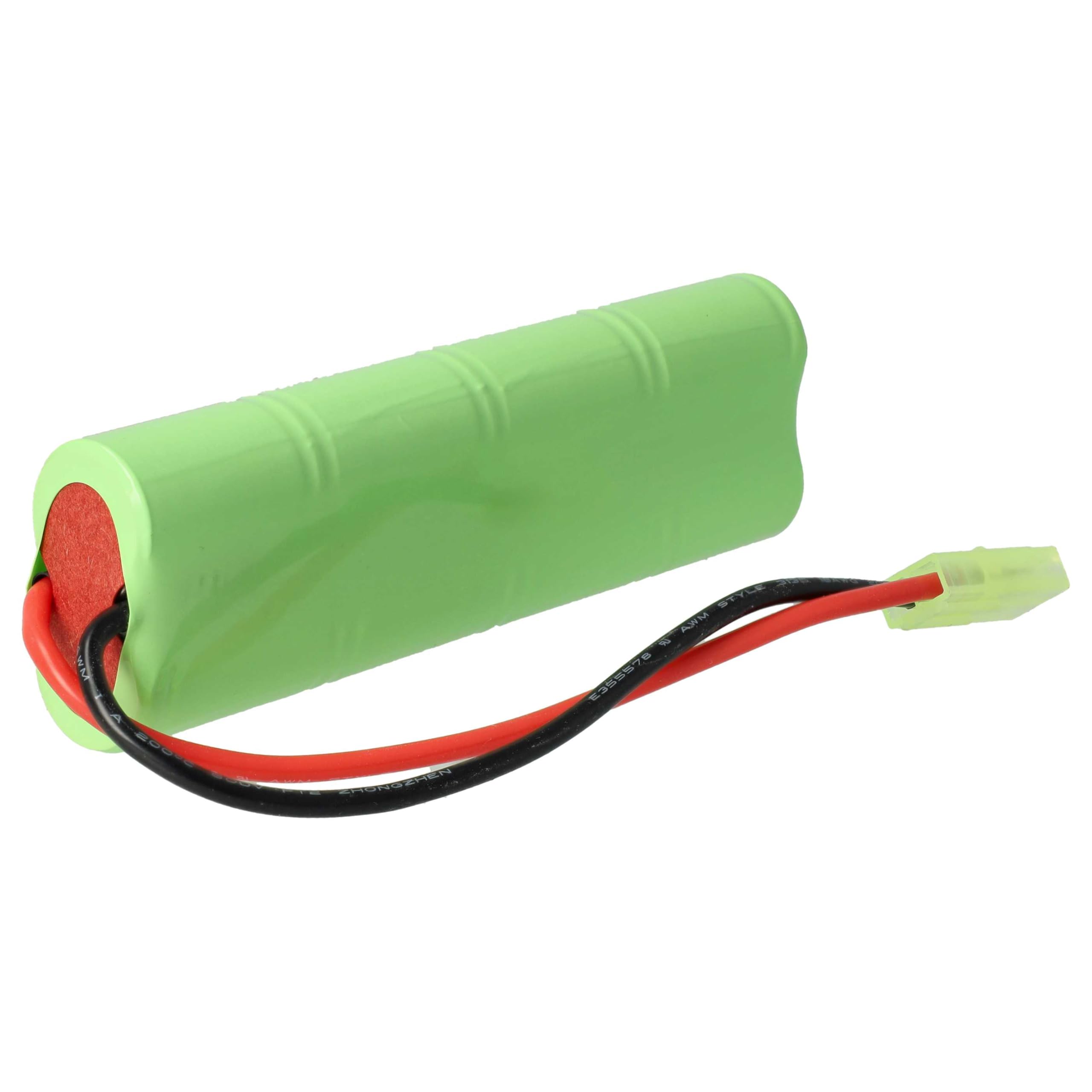 vhbw 1x Batterie Compatible avec Airsoft Guns MP5A5, MC51, Steyr Pistolet Airsoft (1500mAh, 9,6V, NiMH)