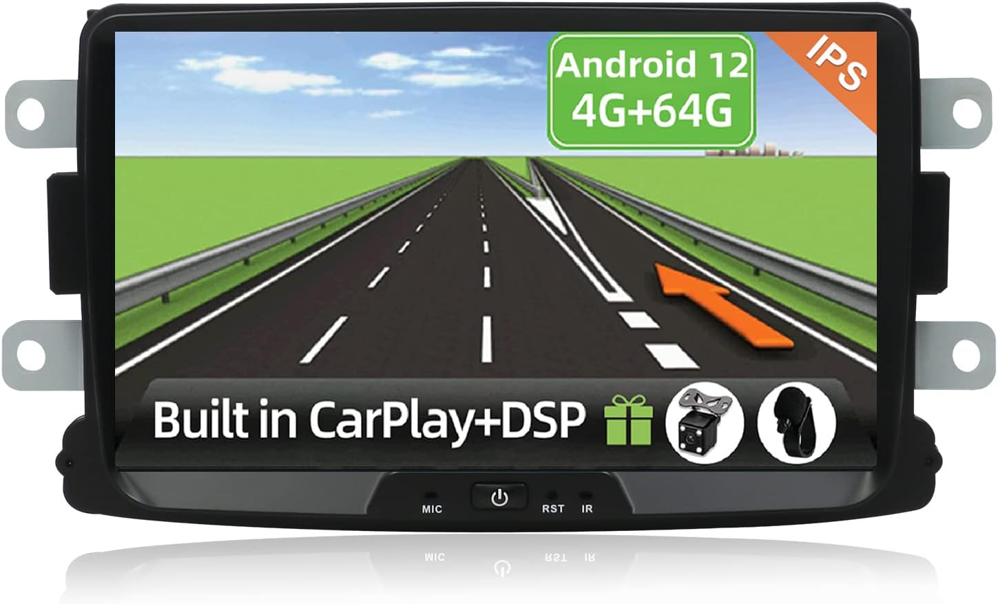 Android 15 Autoradio Für Renault Dacia - 7 Zoll Touchscreen Mit Wireless CarPlay & Android Auto