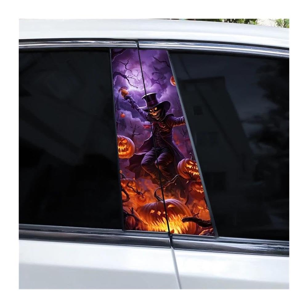 Sticker voiture Halloween étanche pour relooker facilement vos montants