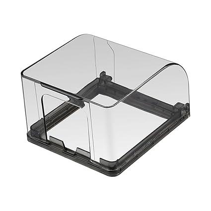 MERISHOPP Outlet Protective Cover Organizer for Kitchen Switch Plate Power Panel Black Transparent Home Improvement | Electrical & Solar | Switch Plates & Outlet Covers