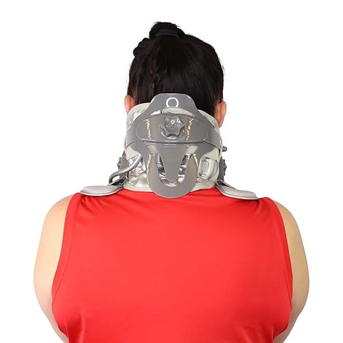 Miniatura 5 de Brace Direct Collar de tracción de aire cervical para el cuello – Dispositivo de descompresión cervical para hernia de disco, nervio pellizcado y