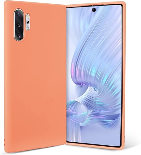 Miniatura 22 de Funda para Galaxy Note 10 Plus, silicona líquida, delgada, suave, TPU, protección de cuerpo completo, a prueba de golpes, para Galaxy Note 10 Plus