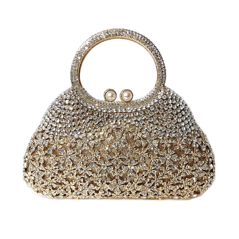 Sac de dîner strass fait main pour mariages et grands banquets chic