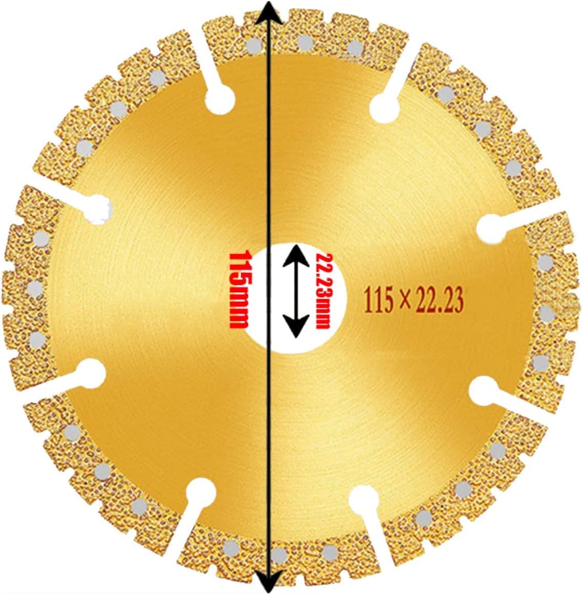 Diamentowe tarcze tnące do szlifierki kątowej， Lutowana tarcza diamentowa do cięcia stali, metalu, kamienia, marmuru, żelaza, prętów zbrojeniowych, aluminium, granitu, kwarcu, kamienia, 100/115/125/15