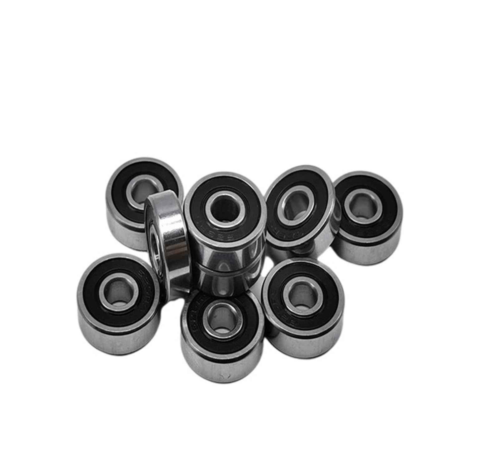 VSPPJYFG Bimetal Seal Shield Micro deep Groove Bearing 10pcs 625-2RS 5 * 16 * 5mm ABEC-7 Ball Bearing 3D Printer Bearing