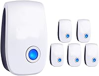 Zentraflux Ultrasonic Pest Repeller 6-Pack - Mice Roaches Spiders Ants Bugs Mosquitoes Control for Home Garage RV Hotel Up to 1600 Sq Ft