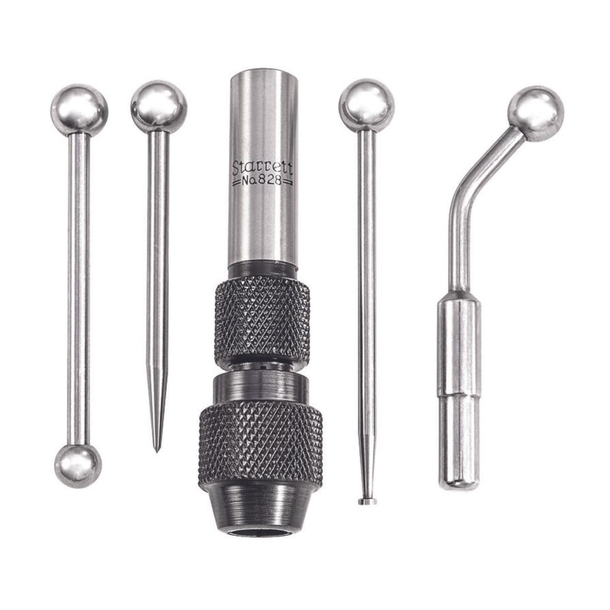 Starrett S828HZ Wiggler und Center Finder komplett mit Koffer und 4 Aufsätzen