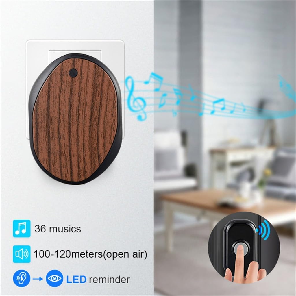 HBJWOV Doorbell Home Remote Control Intelligent Doorbell AC Appliance