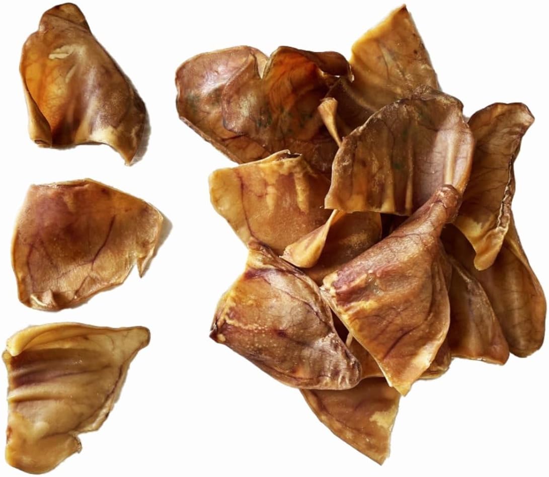 Scoochie Pet Products 319 Irradiated Pig Ears Bulk Treats in Box - 60 Boxes per Pallet - Pack of 100
