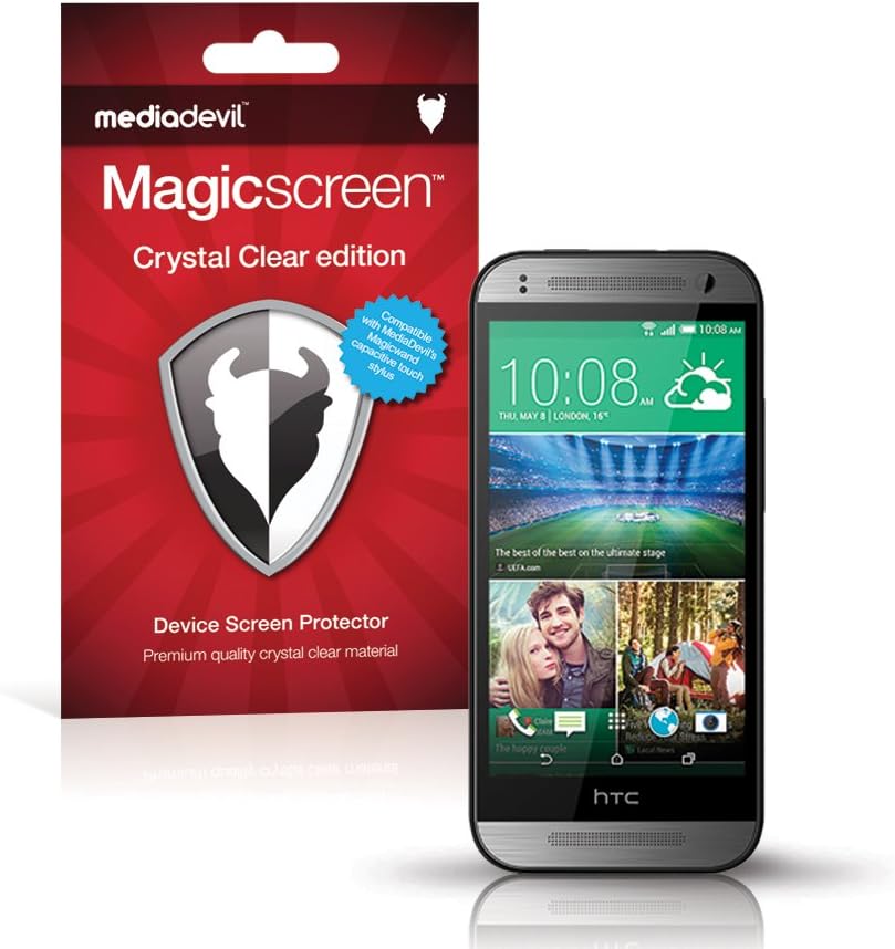 MediaDevil Screen Protector for HTC One Mini 2 - Crystal Clear Edition Film (2-Pack)
