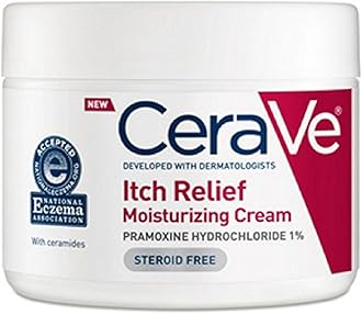 Moisturizing Cream for Dry Skin Relief, 12 Ounce, Fragrance Free Cream with Pramoxine for Itch Relief