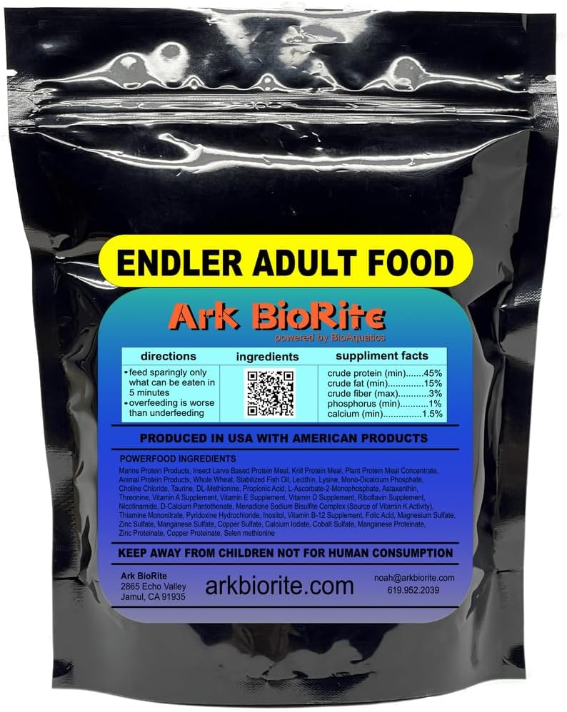 8oz All Natural Endler Spl Powerfood, Highly Nutritious, Vitamins, Minerals Balanced Complete Fish Food – Breeders Superfood