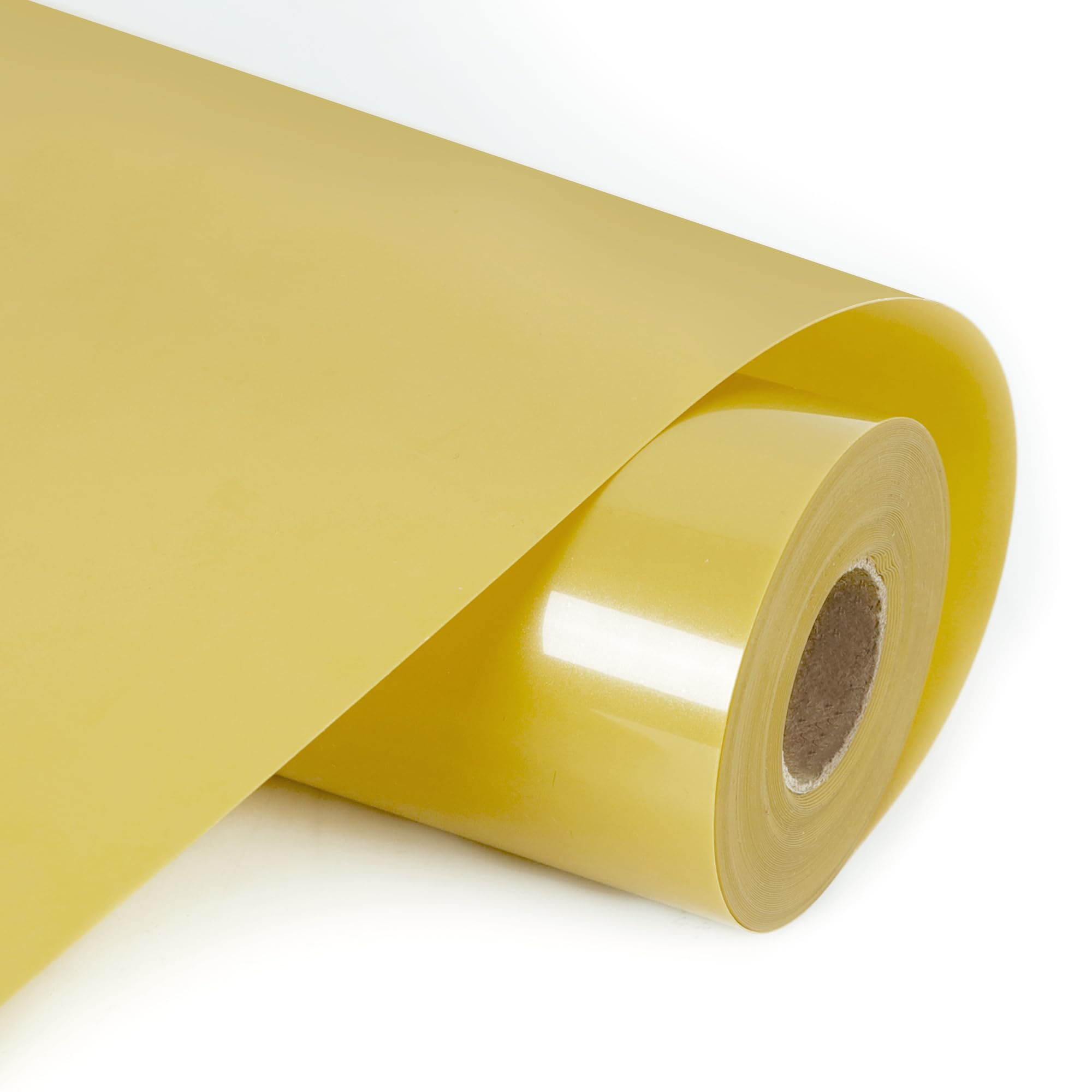HTVVETUR HTV Vinyl Rolls Heat Transfer Vinyl - 12" x 9ft Gold HTV Vinyl for Shirts, Iron on Vinyl for Cameo - Easy to Cut &amp; Weed for Heat Vinyl Design (08 K10 Golden-9ft)