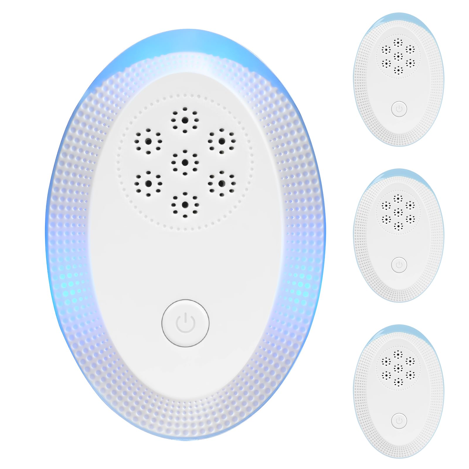 vsshe Ultrasonic Pest Repeller 4 Pack, Powerful Plug in Indoor Rodent Repellent, 2025 Upgraded Mouse Deterrent, Mosquitoes, Spiders, Cockroaches, Rodent, Ants, Bugs, Fleas, Harmless to Pets and Human
