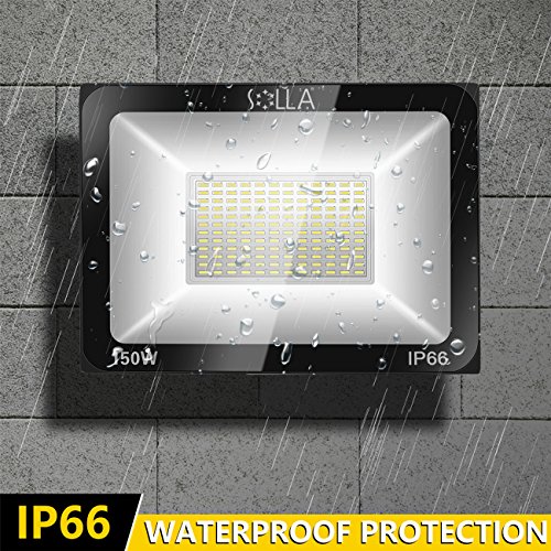 Solla 150W Led Flood Light, Ip66 Waterproof, 12000Lm, 800W Equivalent, Super Bright Outdoor Security Lights, 6000K Daylight White, Outdoor Floodlight For Garage, Garden, Lawn And Yard #TOP4