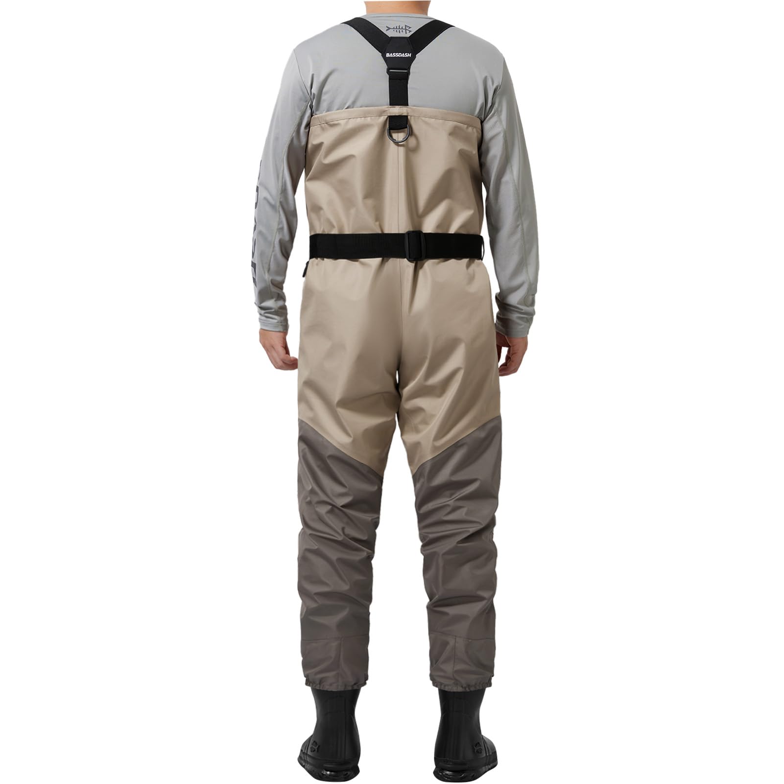 Bassdash FW08 Cuissardes Respirantes pour Hommes Imperméable à l'eau Pêche à la Mouche Poitrine Pêche Wader Léger Bas Pied Botte Pied