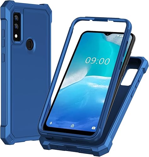 Miniatura 4 de Funda para AT&T Maestro 3, funda de teléfono AT&T Maestro 3 con protector de pantalla, protección de cuerpo completo frontal y trasera, parte