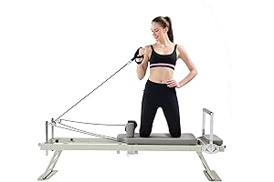 Pilates Reformer Machine: Home Gym Workout Equipment for Women
