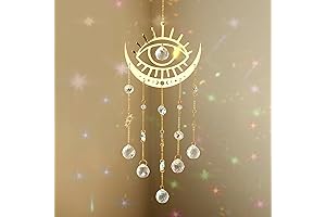Artilady Evil Eye Wind Chimes for Outside