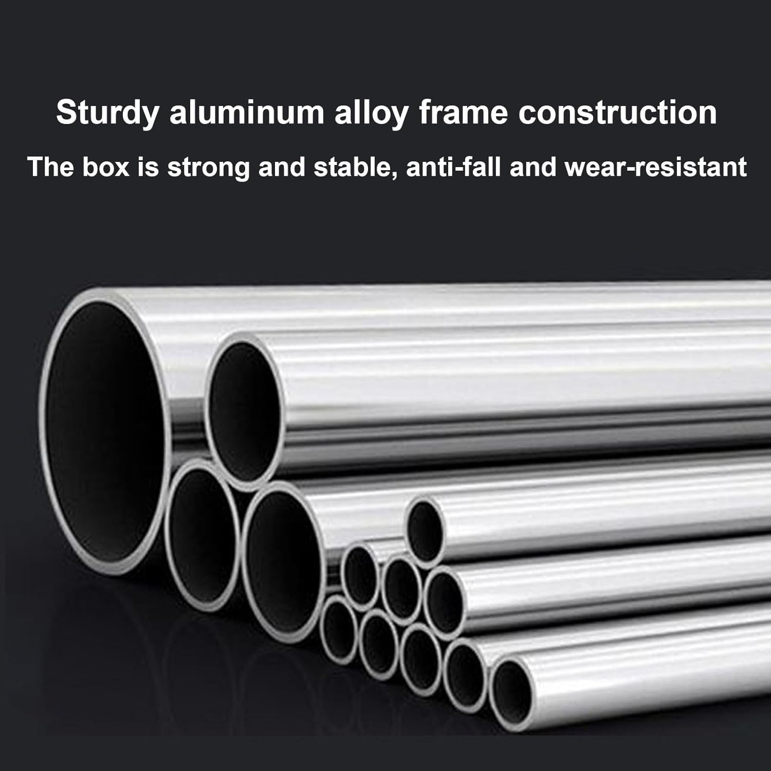 Wall-Mounted Cell Phone Locker Cabinet - 48 Slots Mobile Phone Storage Box with Aluminum Alloy Frame & Acrylic Door Panel for Office, School, Classroom, Factory Use