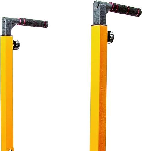 Miniatura 6 de BalanceFrom Marco de acero multifuncional para gimnasio en casa, estación de soporte de fitness con altura ajustable, capacidad de 500 libras,