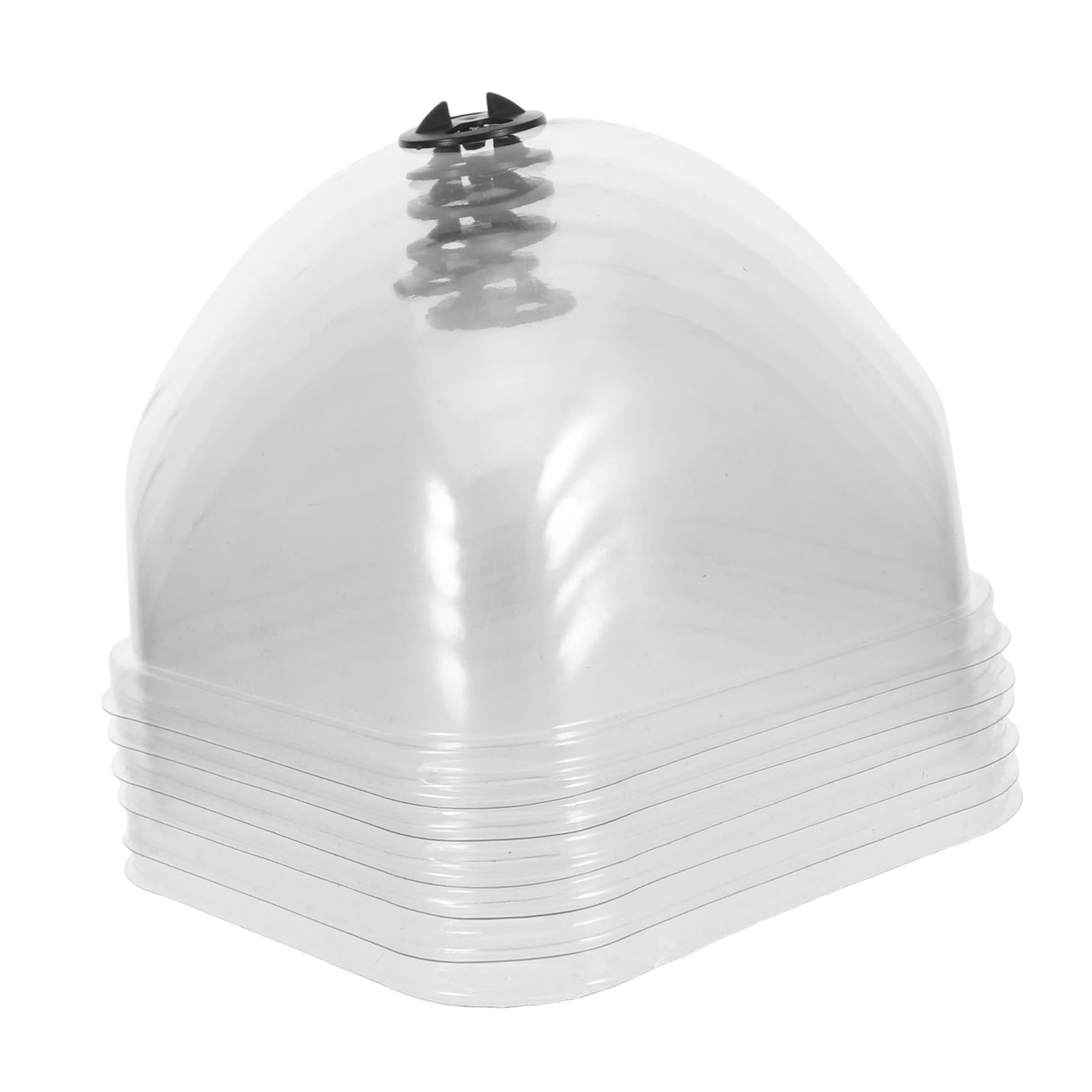 3 Series Protectora para Plantas De Dome Transparente para Protección Antiheladas Y para Crecimiento De Plantas Diversas Condiciones Climáticas 6 Piezas X 3