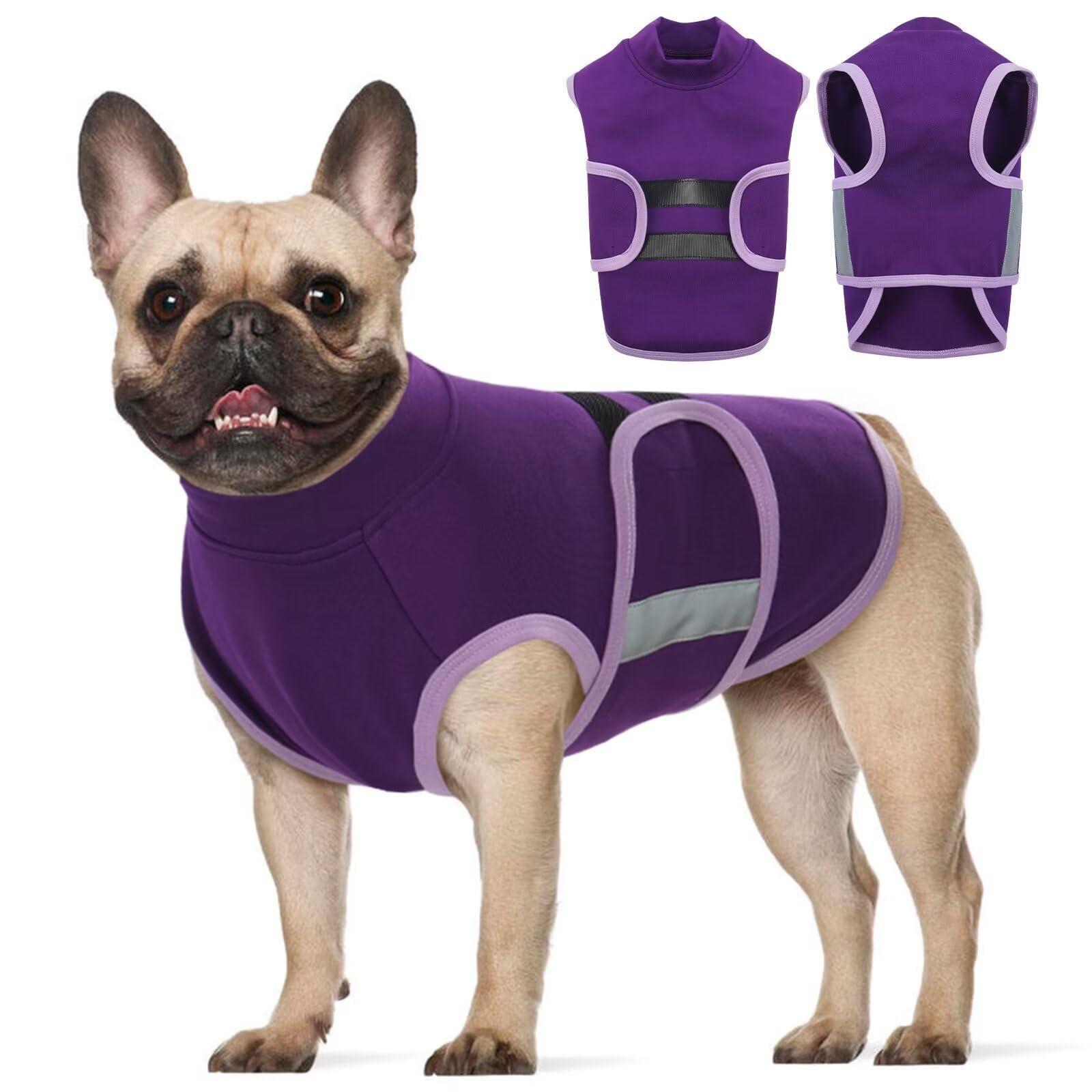 MIGOHI Dog Anxiety Relief Coat,L, Purple