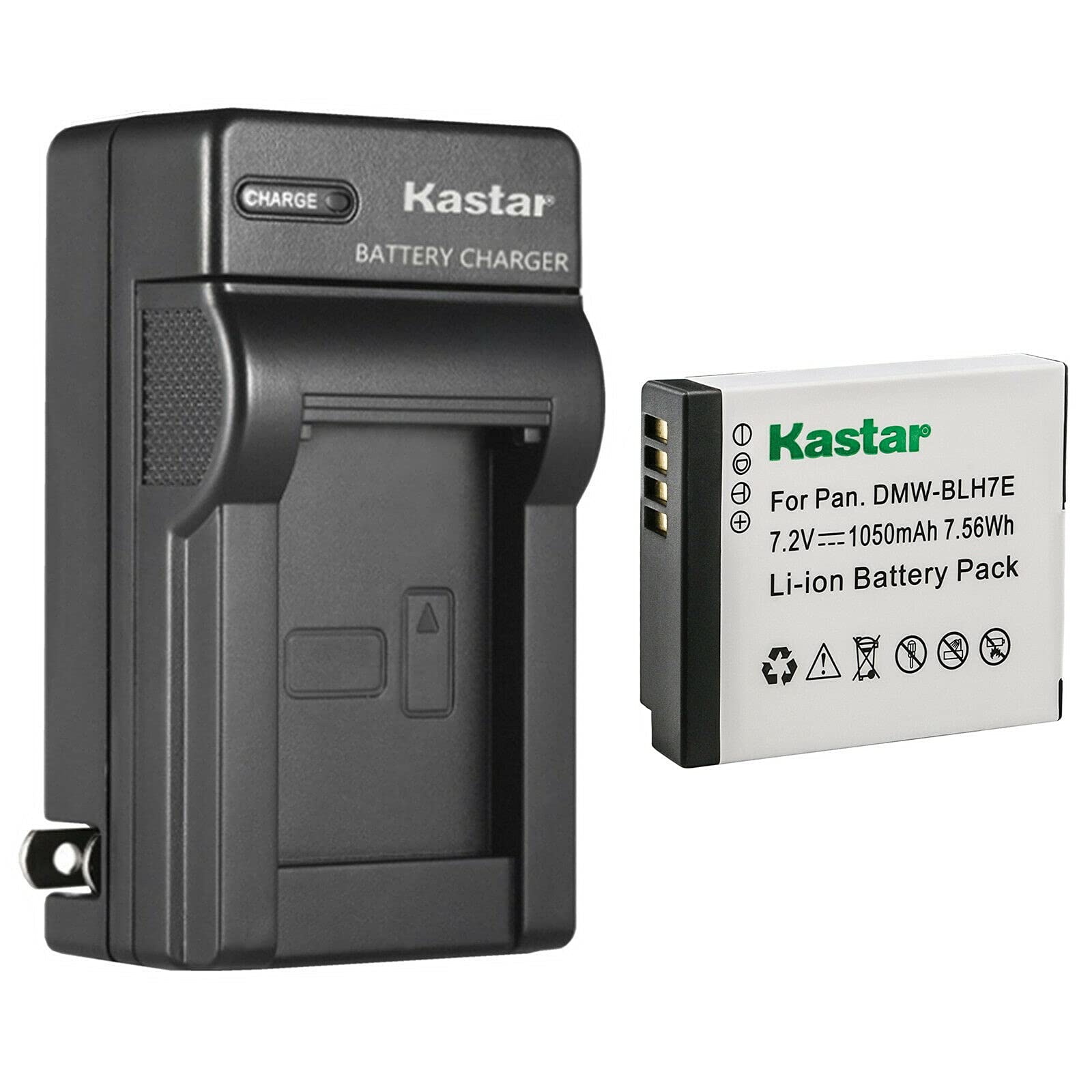 Kastar 1-Pack Battery and AC Wall Charger Replacement for Panasonic Lumix DMC-GM5, Lumix DMC-GM5K, Lumix DMC-GF7, Lumix DMC-GF7KP, Lumix DMC-GF8,