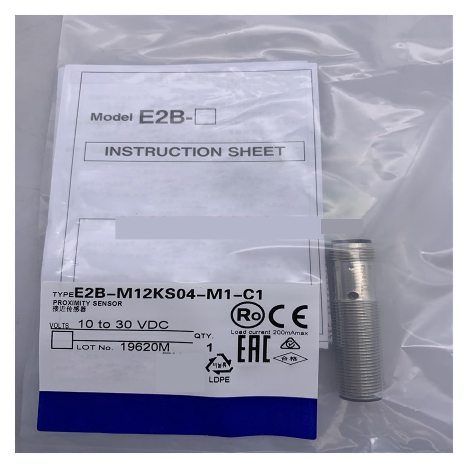 NACODLUL E2B-M12LN08-M1-B1 E2B-M12LN08-M1-C1 Proximity switch sensor(E2B-M12LN08-M1-C1)