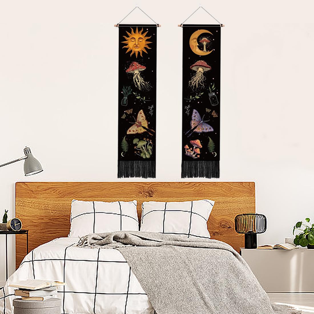 PLIGREAT 2 Pack Mushroom Wall Tapestry - Image 3