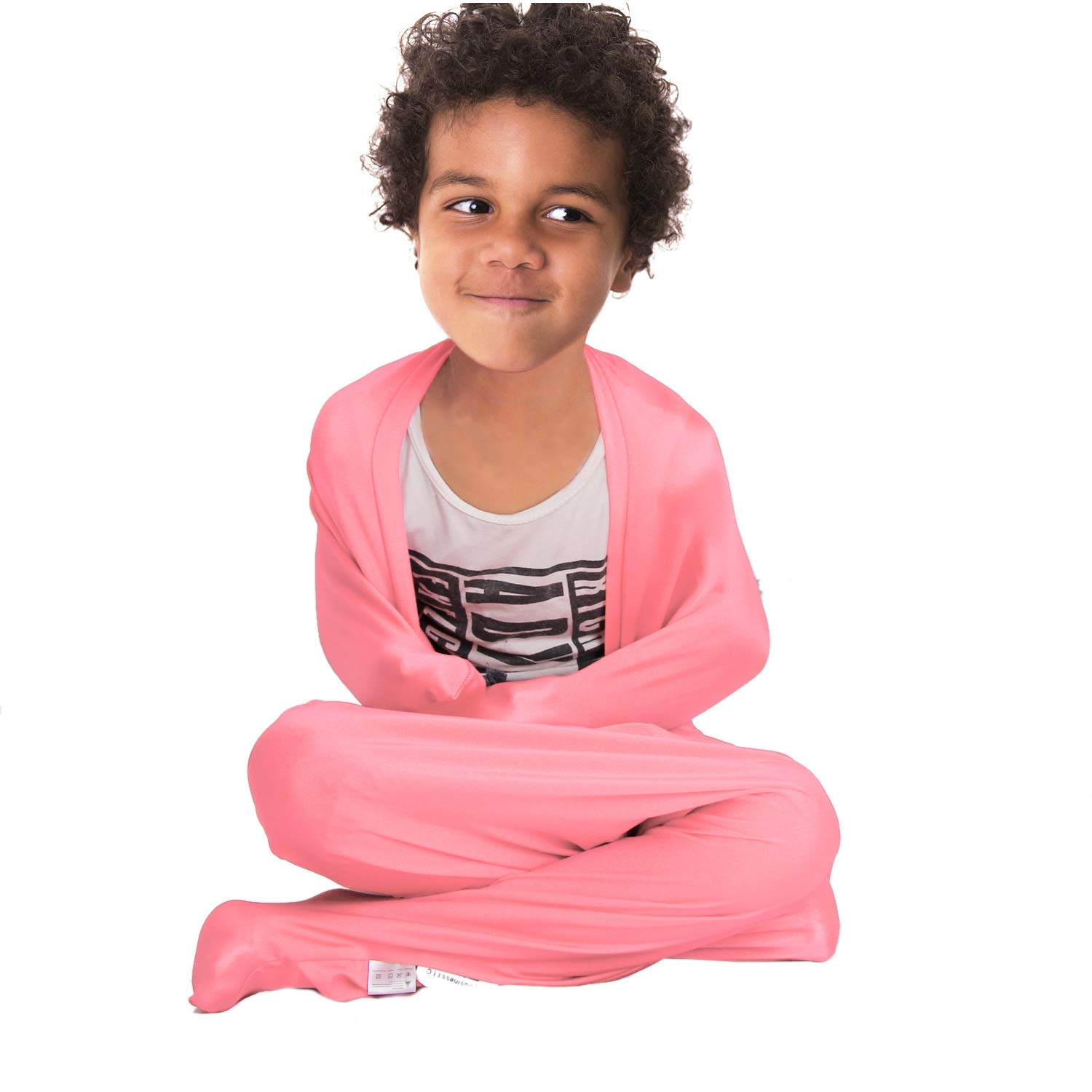 Alnkids Dynamic Movement Sensory Body Sock - Updated Version (Pink, Medium)