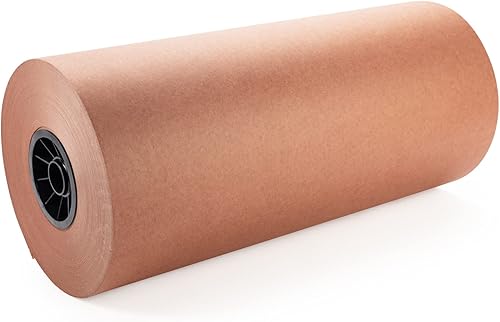 IDL Packaging Rollo de papel de carnicero melocotón de 18 pulgadas x 1000 pies, resistente a la humedad, papel de carnicero para cocinar o embalar,