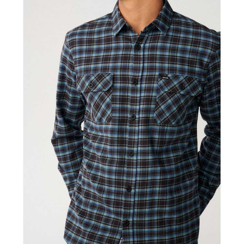 RIP CURL Camicia A Maniche Lunghe Classic Surf Checked in Flanne M