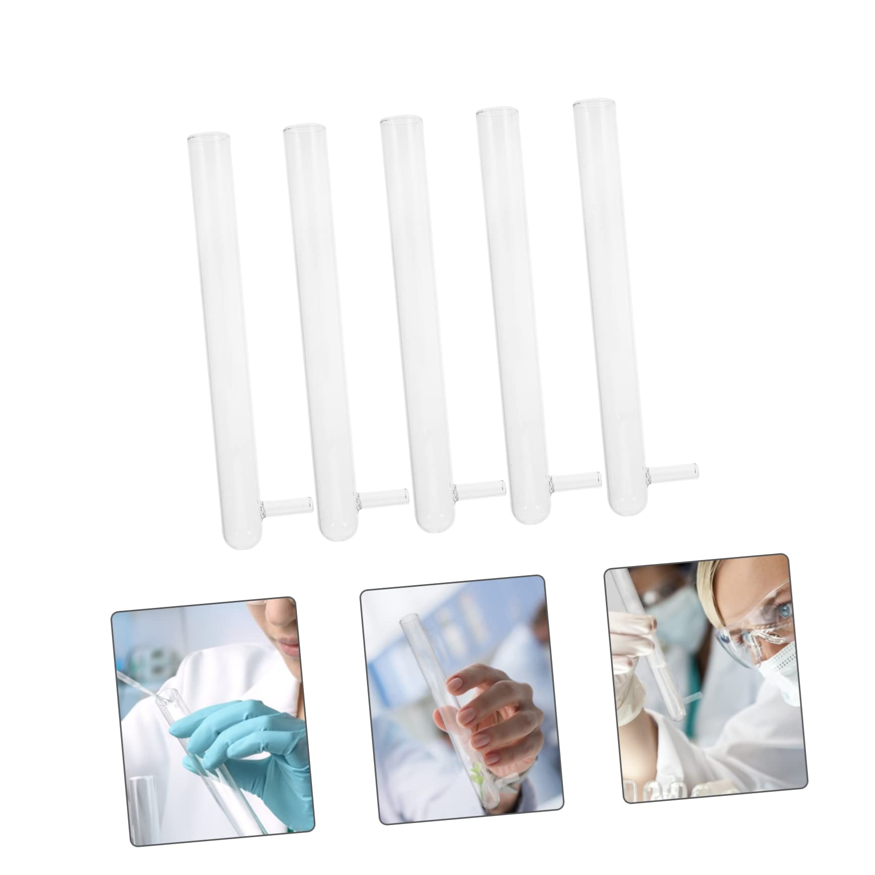 iplusmile 5 Pezzi Tubo di Vetro per Formiche Resistente ad Alte Temperature Elevata Affidabilità per Paesaggistica e Esperimenti Scientifici
