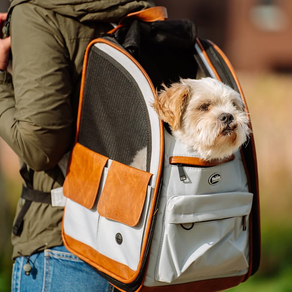 Nobby Rucksack Tomek hellgrau; L: 43 x 20 x 28 cm