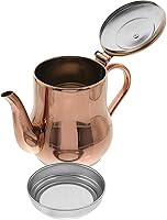 Vista 3 de Luxshiny Contenedor de grasa de tocino de 16.9 fl oz de acero inoxidable con colador, contenedor de aceite de cocina, jarra de almacenamiento