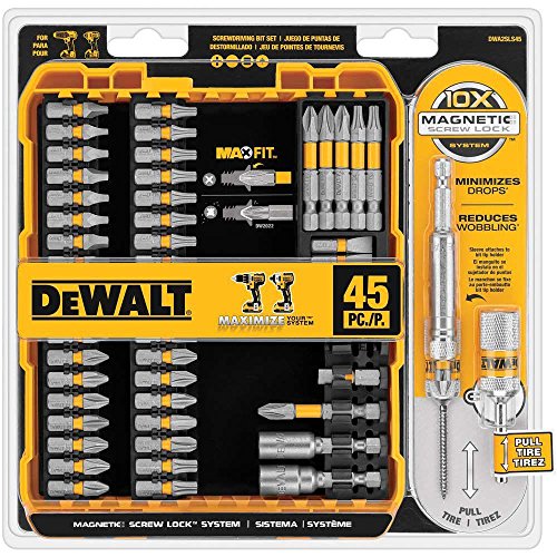 Dewalt DWA2SLS45 MaxFit Screwdriving Set (45-Piece)