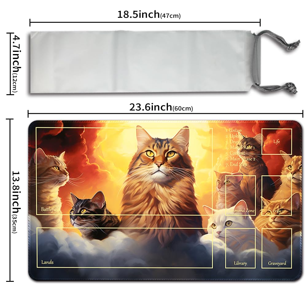 Tapis De Jeu Premium 60x35 Cm Pour TCG, MTG, OCG – Hyper Résistant Et Stylé !