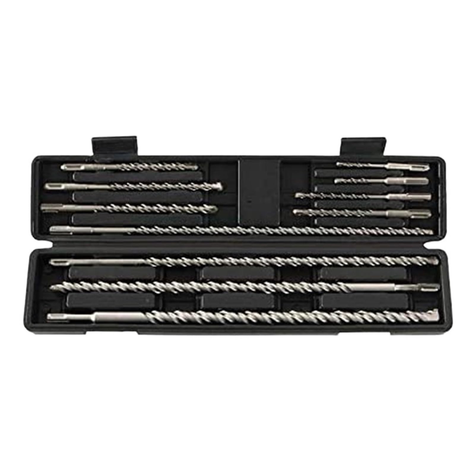 Set Di Punte Da Trapano Lunghe for Muratura Da 11 Pezzi for Perforazione A Percussione Rotante for Mattoni In Cemento, Testa A Spirale, Gambo SDS Plus