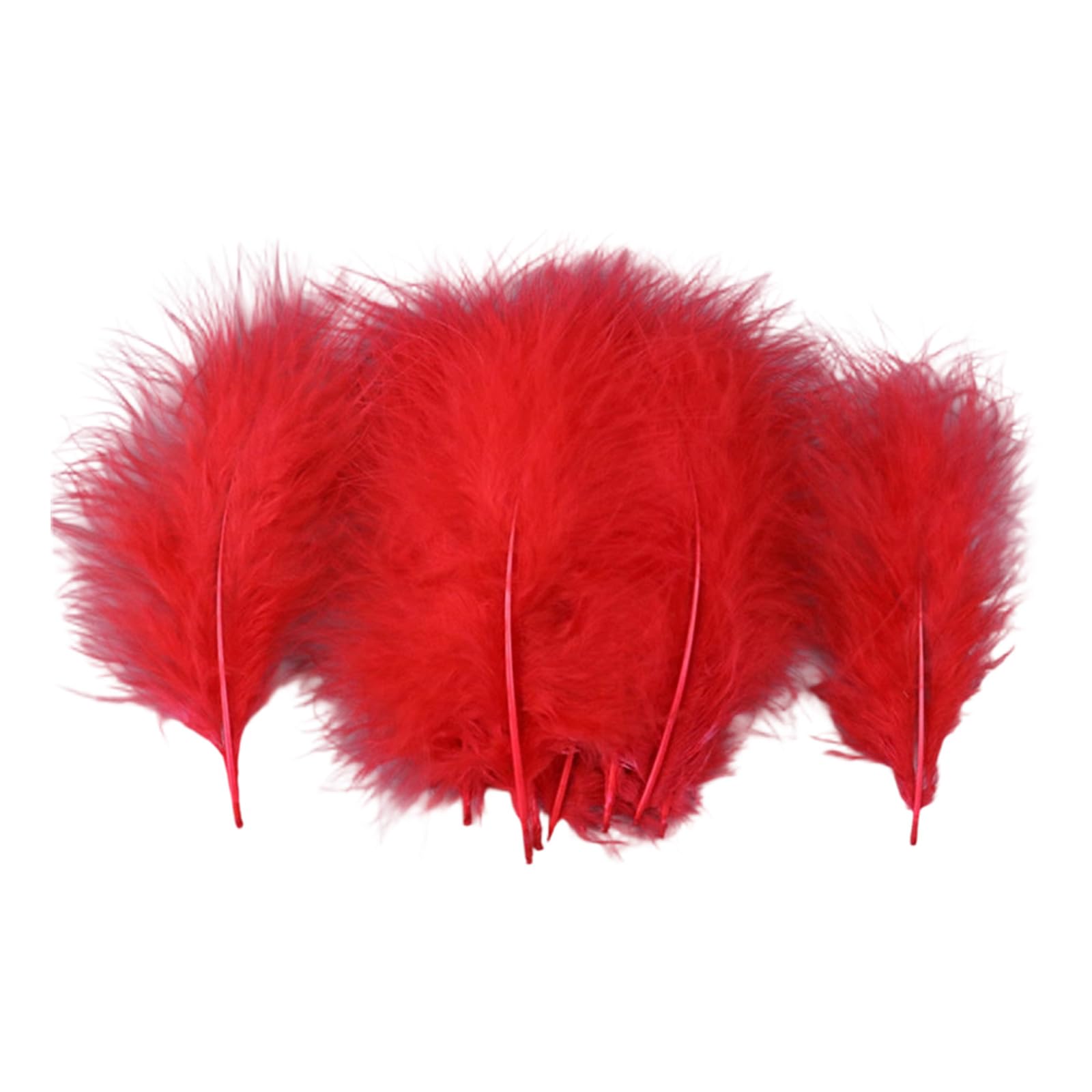 Whoasyst 100Pcs Assorted Colored Quills 15-20CM Natural Craft Quills for Craft Jewelry Making Clothing Accessories Soft Decorative