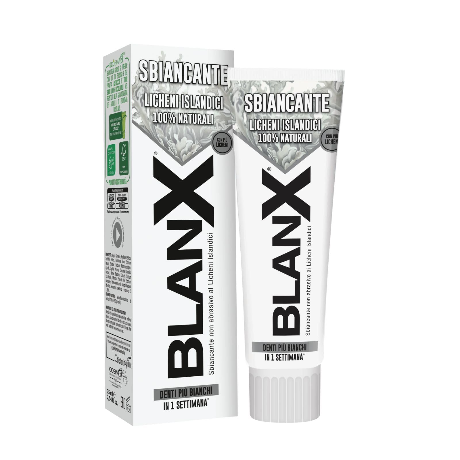 BLANX Blanqueador Classic Pasta dentífrica menta X12 75ml