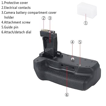 Amazon | DSTE プロ BG-E18 垂直 バッテリーグリップ のために
