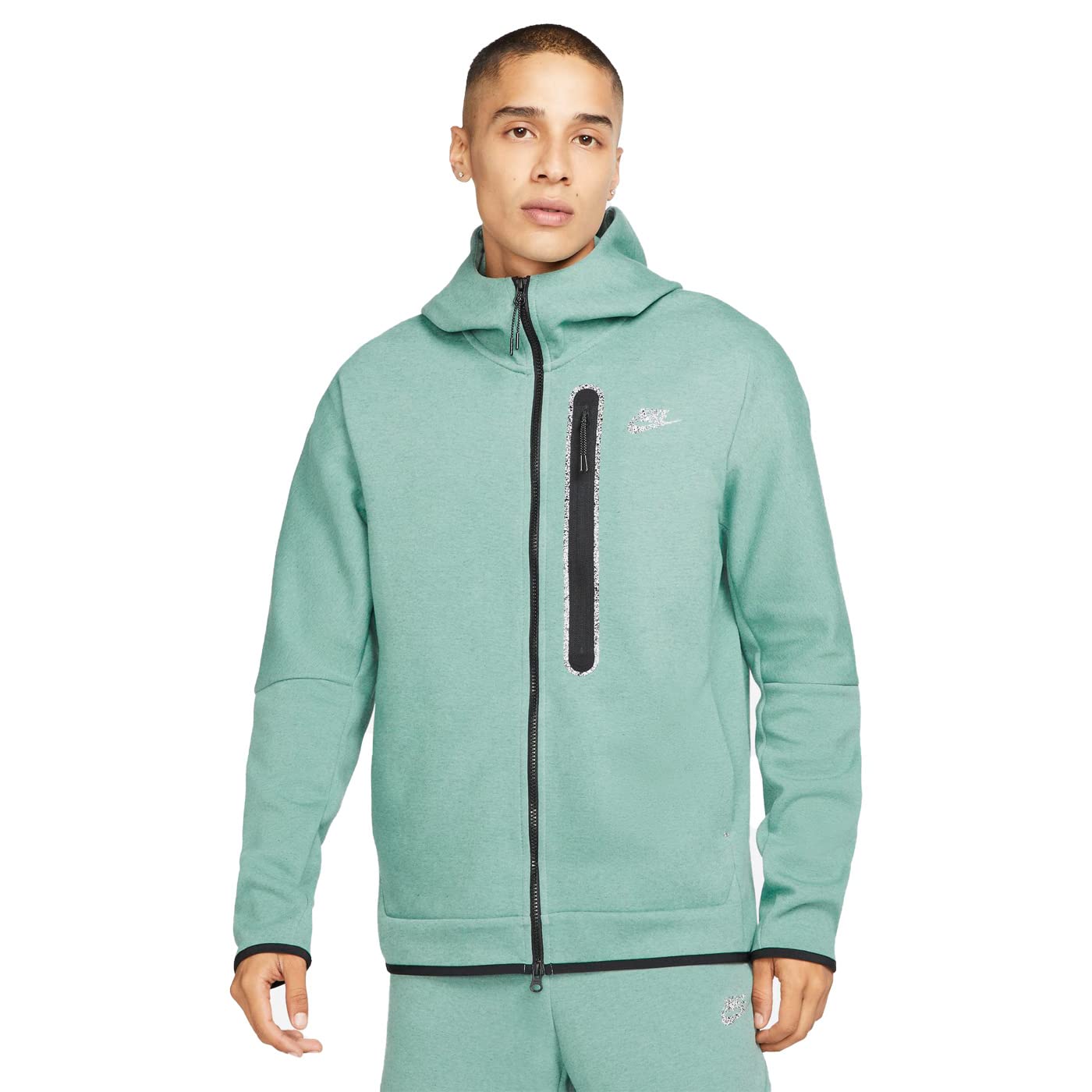 Nike Mens Bicostal Tech Fleece Full Zip Hoodie - 2XL