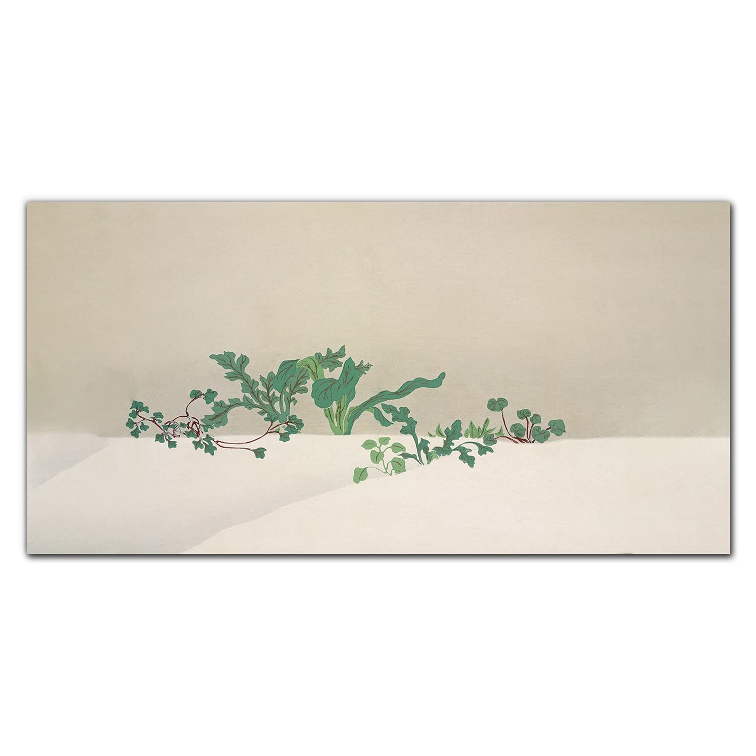 Dosseret en verre trempé 140x70cm de cuisine design fleurs de neige haut de gamme