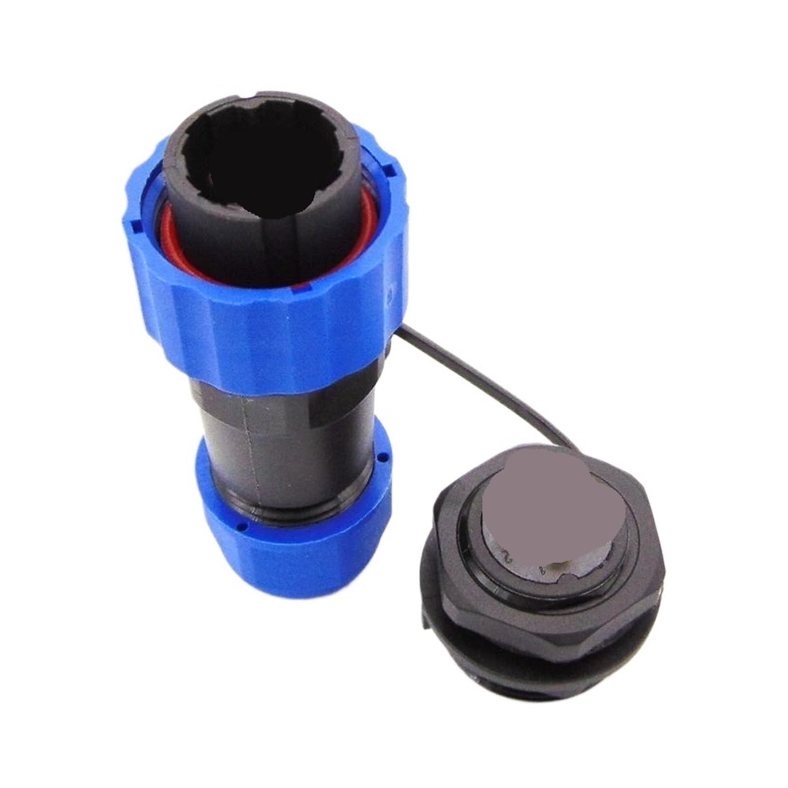 Conector impermeable SP20 9P IP68 de 20 mm con clavija estanca para cable eléctrico exterior