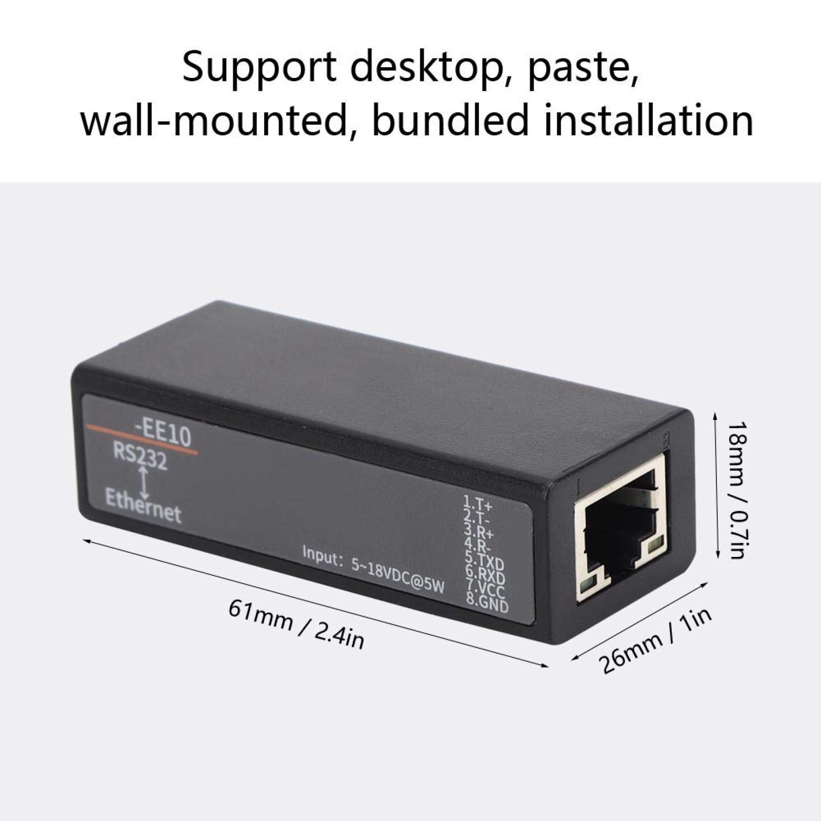 Fafeicy HF7111 Serial Server, RS232 to Ethernet DTU Short Message Communication Module, Module