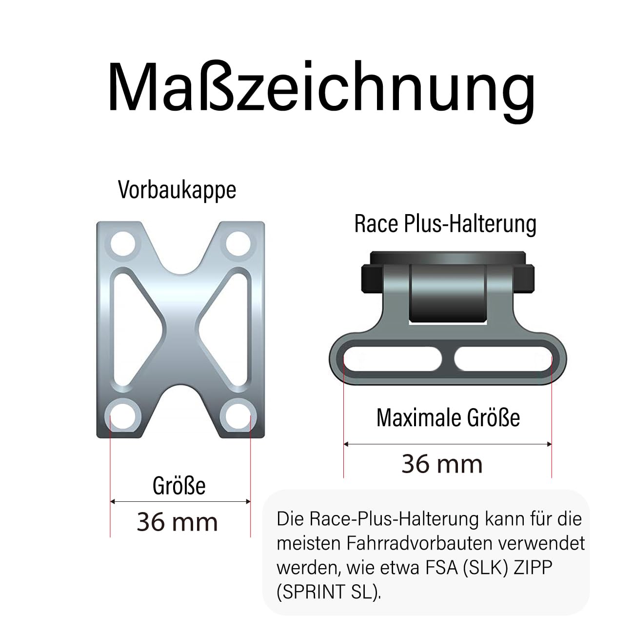 Chooee Fahrrad Halterung für Wahoo Elemnt Bolt, Elemnt Mini,Out Front Combo-Fahrradhalterung für Wahoo Elemnt,Schwarz TJ02