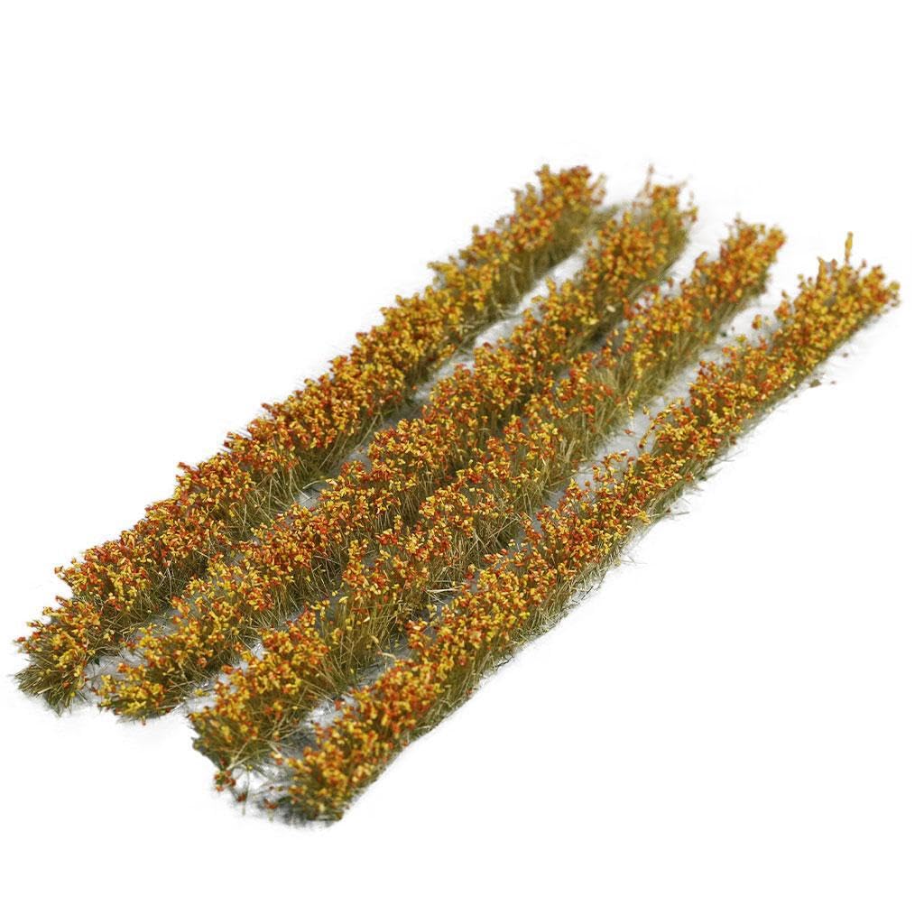KIXZSAZ Durable Landscape Leaves Miniature Plants Garden Building Model Kits Provide Realistic Fairy Garden Grass Model Railway Train Layout Building, Style F