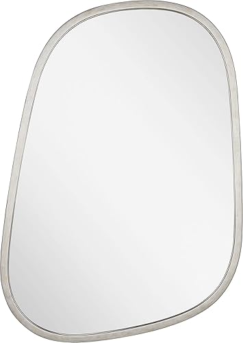 Miniatura 5 de Signature Hardware 484230 Amburgey 33-34" x 33-34" Espejo de baño con marco asimétrico