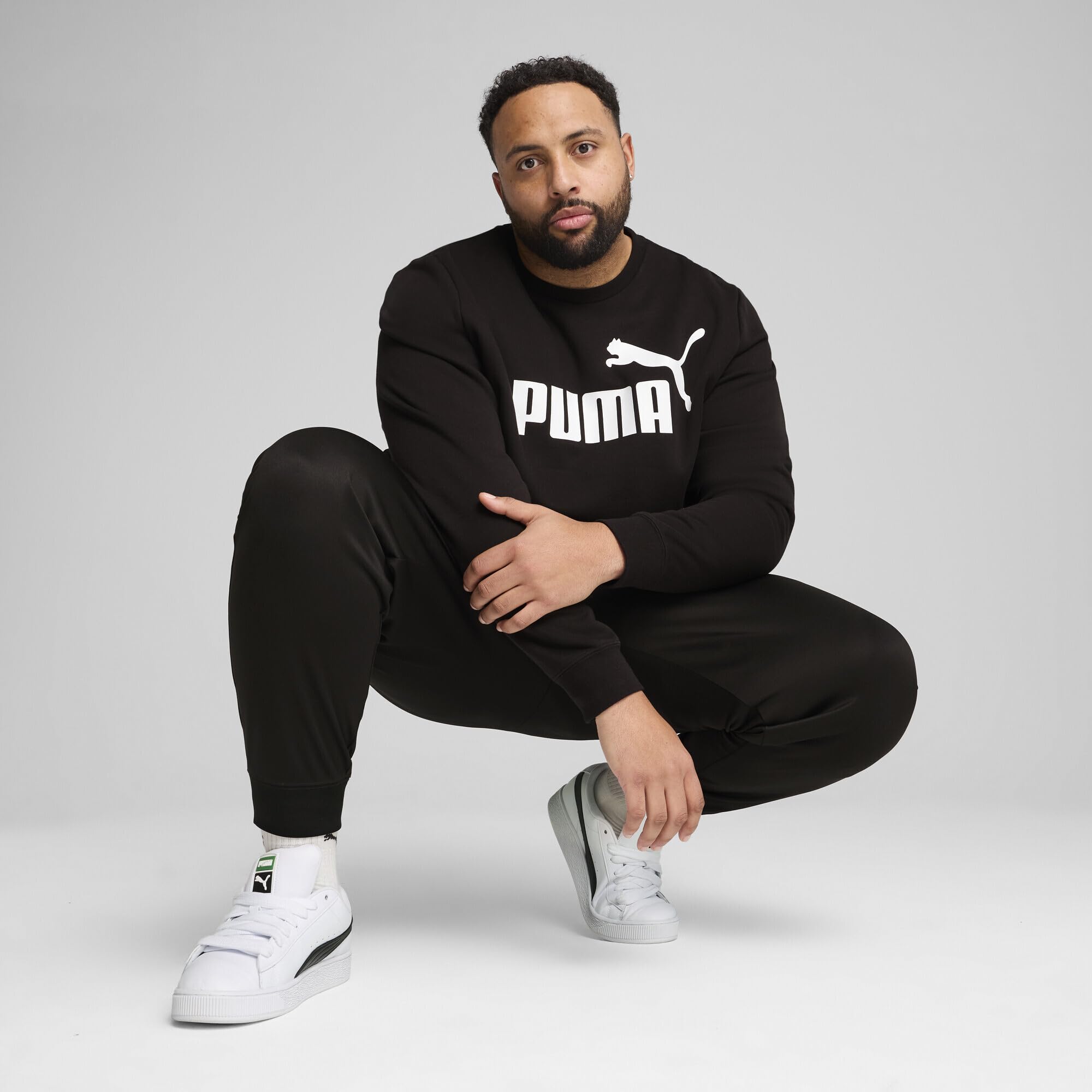 Puma Ess No. 1 Logo Crew FL Felpe dell'equipaggio Uomo (Pacco da 1)